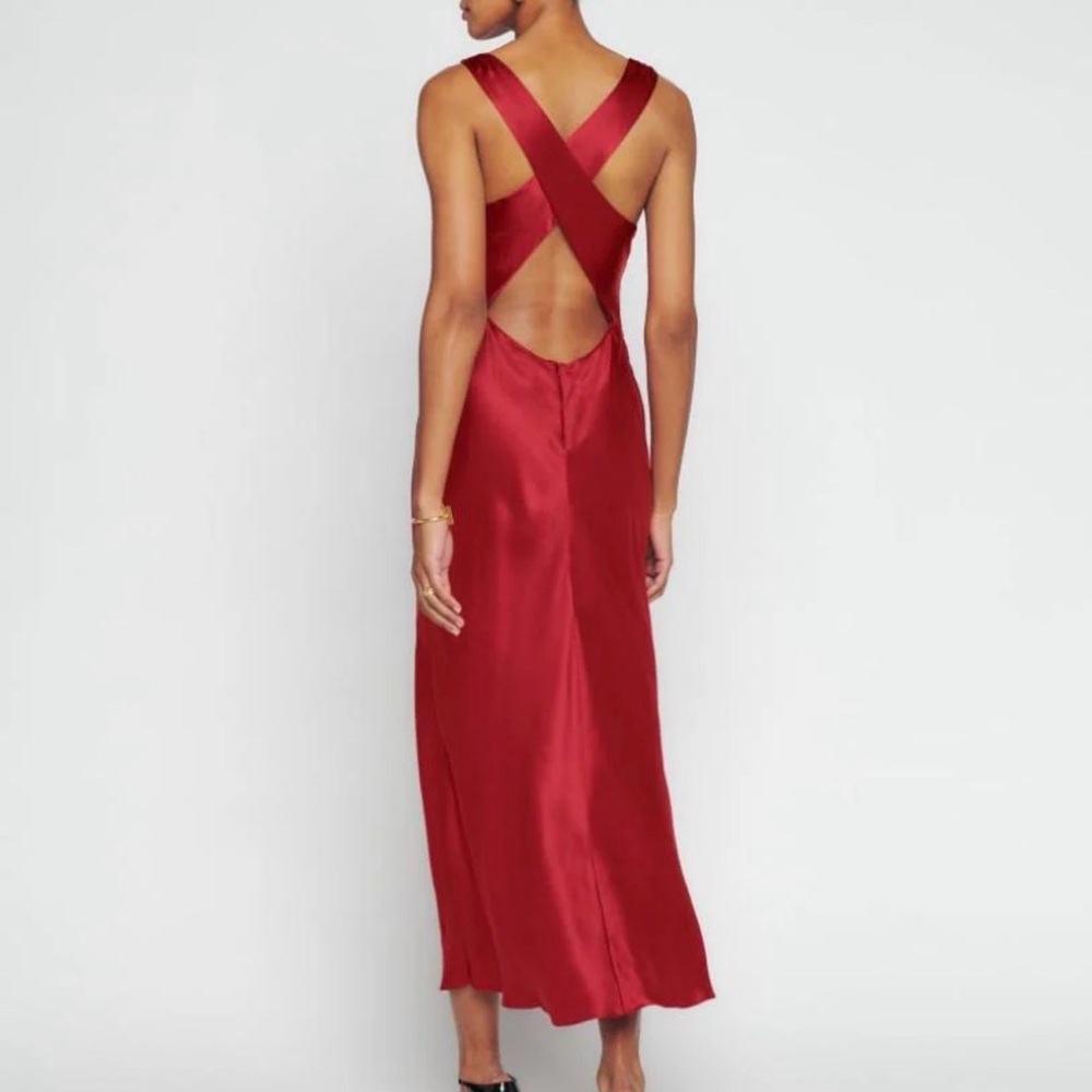 Reformation Cassette Silk Dress - Picture 2 of 5